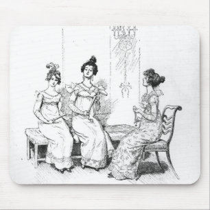 Offended two or three young ladies mouse pad