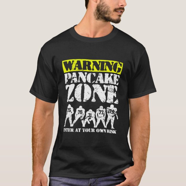 Offensive Line Football Line T-Shirt (Front)