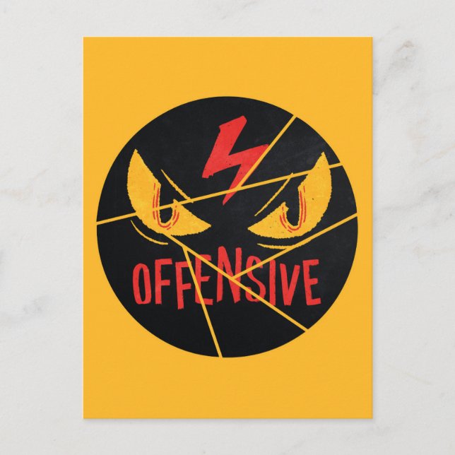 Offensive Postcard (Front)