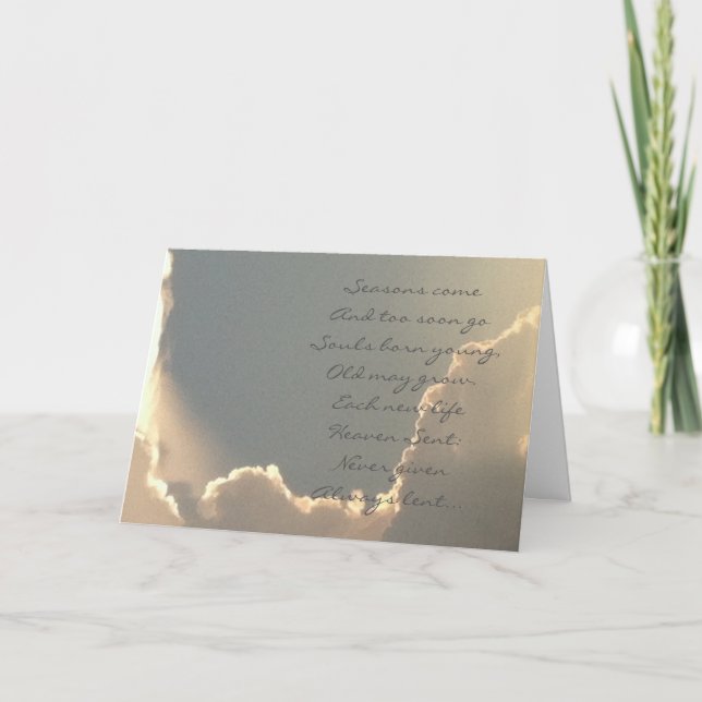 Offer your sympathy. card (Front)