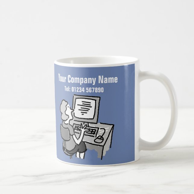 Offering Secretarial Services Coffee Mug (Right)