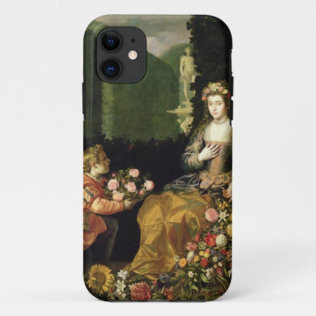 Offering to Flora, 1627 (oil on canvas) Case-Mate iPhone Case (Back)