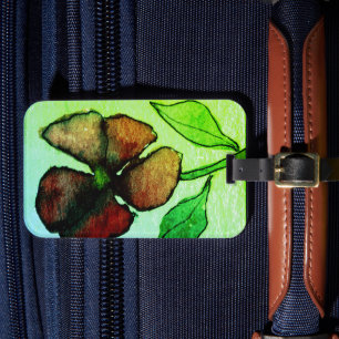 Offerings from my original floral paintings lugg luggage tag