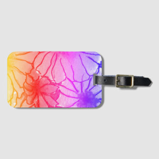 Offerings from my original floral paintings lugg luggage tag
