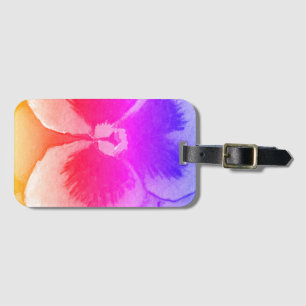 Offerings from my original floral paintings lugg luggage tag