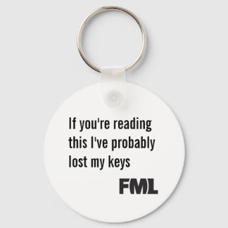 Offical FML Keychain: Lost keys Key Ring
