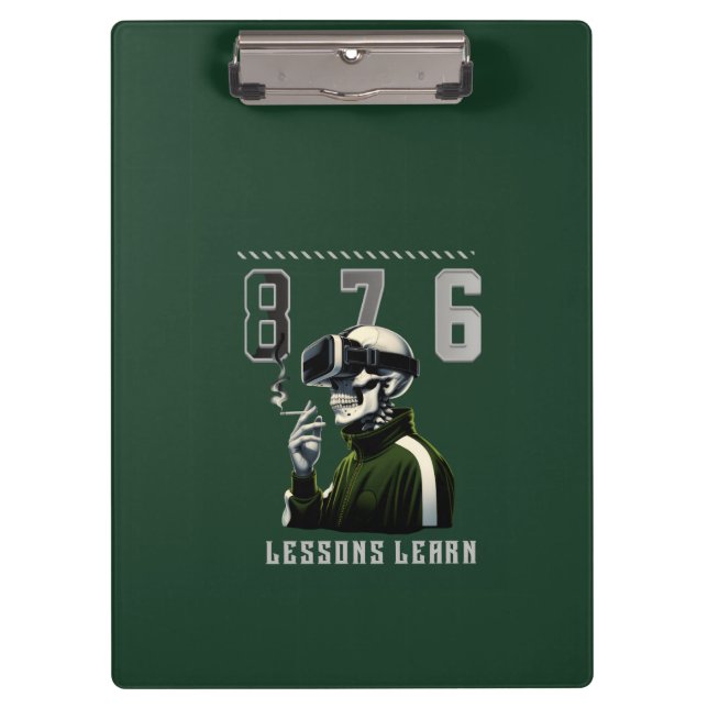 Office 876 LESSONS LEARN Clipboard (Front)