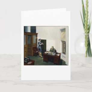 Office at Night - Edward Hopper Card
