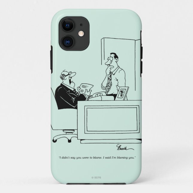 Office Blame Case-Mate iPhone Case (Back)