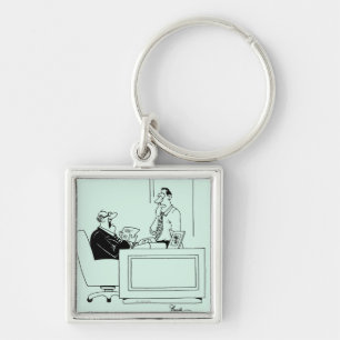 Office Blame Key Ring