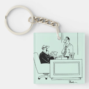 Office Blame Key Ring