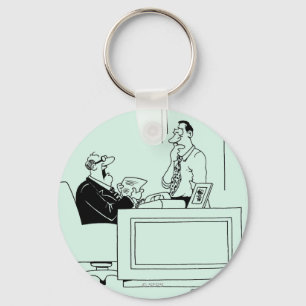 Office Blame Key Ring