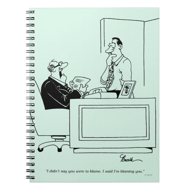 Office Blame Notebook (Front)