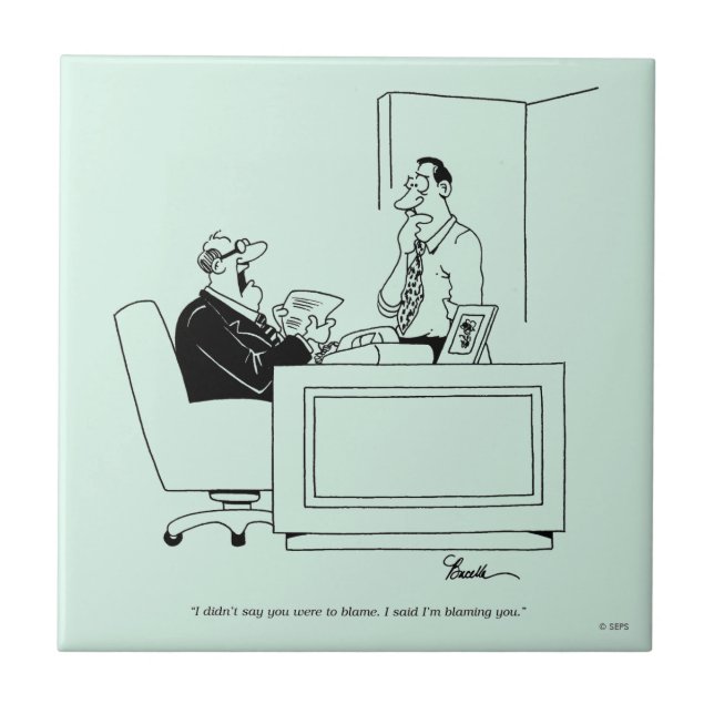 Office Blame Tile (Front)
