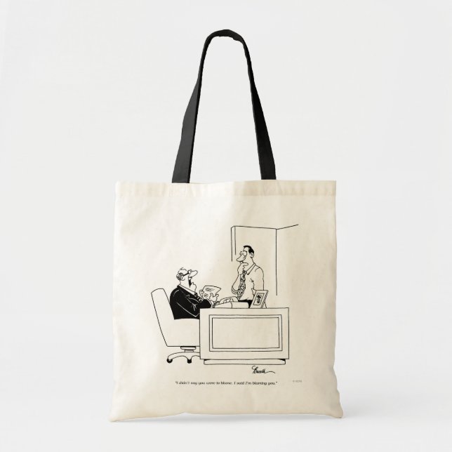 Office Blame Tote Bag (Front)