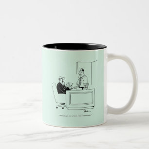 Office Blame Two-Tone Coffee Mug
