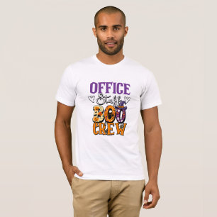 Office Boo Crew  Halloween Team Spirit Poste T-Shirt