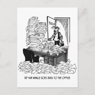 Office Cartoon 2146 Postcard