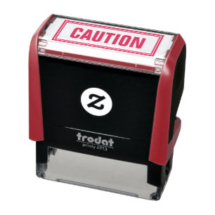OFFICE CAUTION SELF-INKING STAMP