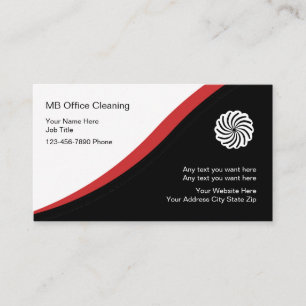 Office Cleaning Business Cards
