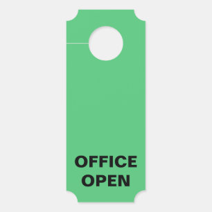 Office Closed or Open Door Hanger