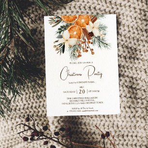 Office Company Christmas Holiday Party invitation