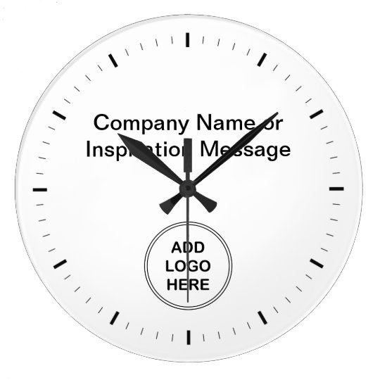 Office Company Logo Clocks