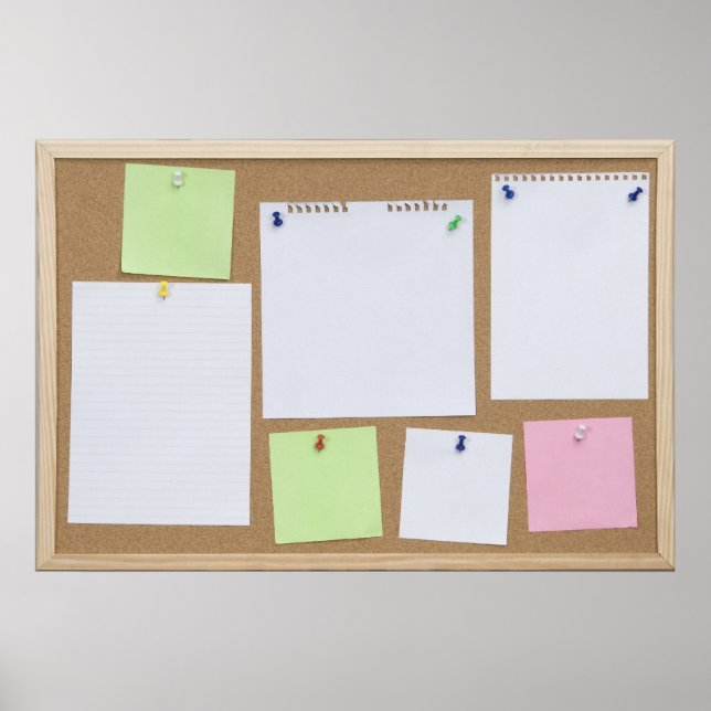 office cork board poster (Front)