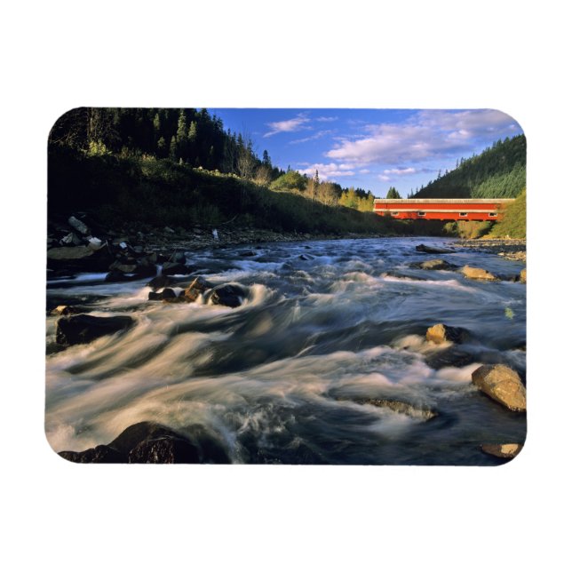 Office Covered Bridge the longest in Oregon at Magnet (Horizontal)
