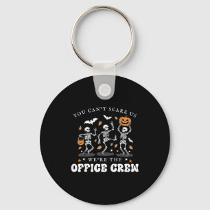 Office Crew Skeleton Dancing Halloween School Secr Key Ring