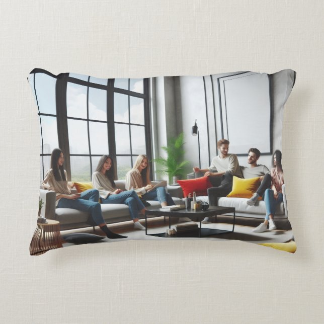 Office customed decorative cushion (Front)