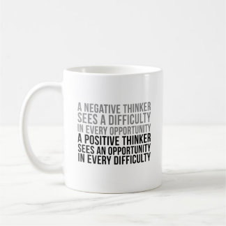 Office Decor Ideas A Positive Thinker Coffee Mug