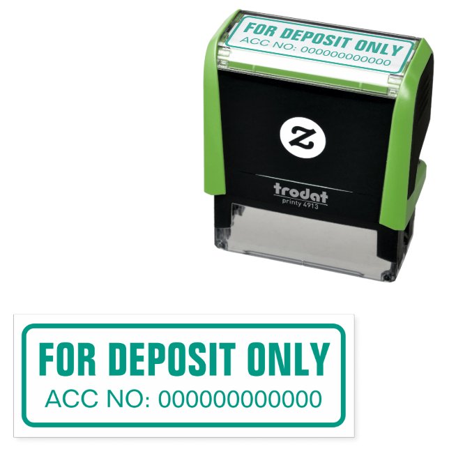 Office Deposit Only  Self-inking Stamp (In Situ)