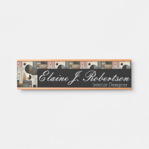 Office Door Sign Signs - Mid Century Modern