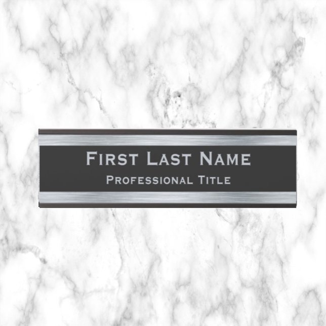 Office Door Sign Signs Silver Colour Modern (Creator Uploaded)