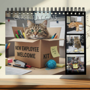Office Fun Cats Photo Calendar 2027 / Business Cat