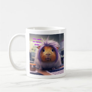 Office Girls Rule Guinea Pig Coffee Mug
