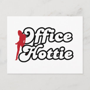 office hottie postcard