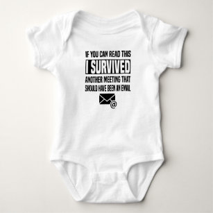 Office Humour Meeting Meeting Employee Email Baby Bodysuit