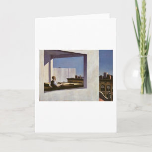 Office in a Small City - Edward Hopper Card
