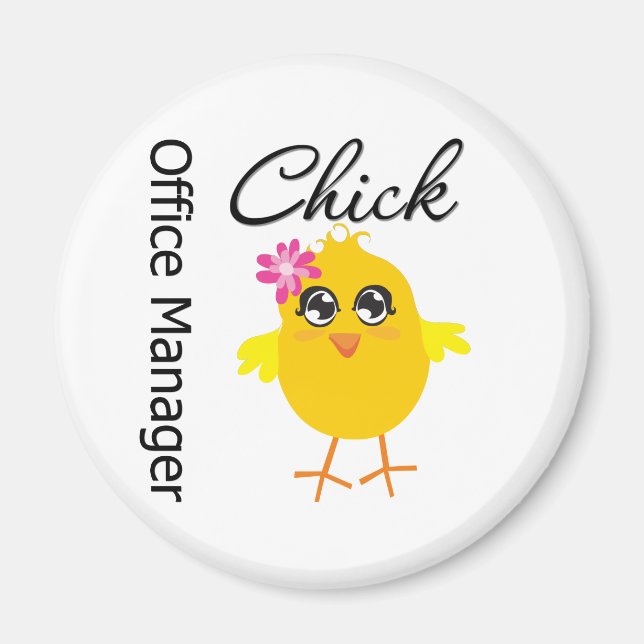Office Manager Chick Magnet (Front)