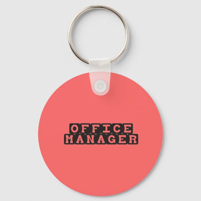 Office Manager Key Ring (Front)