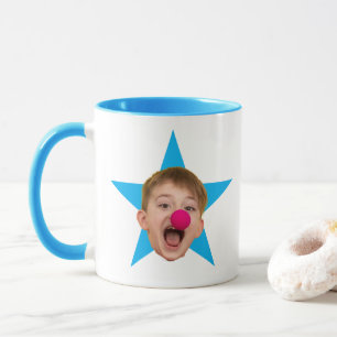 Office Mug, Your Face Office Mug, Face Star Mug