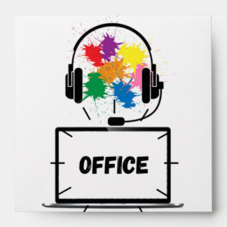 Office or work station. envelope