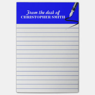 Office organiser BLUE Post-it® note PERSONALIZE