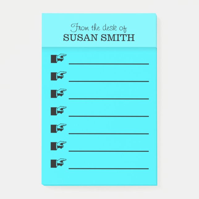 Office organiser Post-it® note PERSONALIZE (Front)