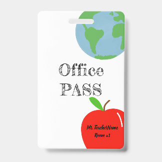Office Pass ID Badge