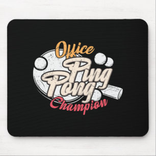 Office Ping Pong Champion Mouse Pad