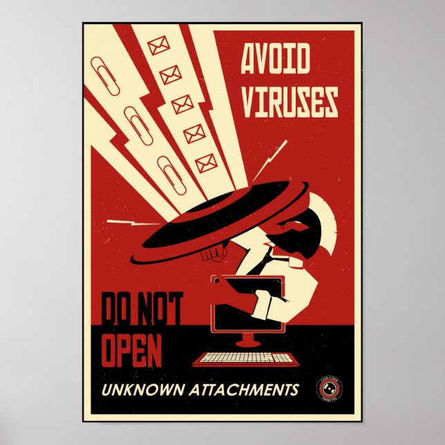 Office Propaganda: Avoid Downloads Poster (Front)