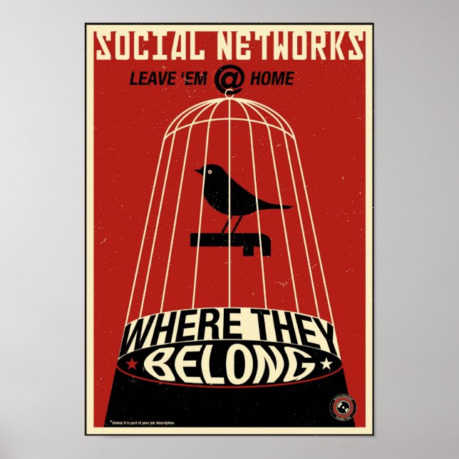 Office Propaganda: Social Network Poster (Front)